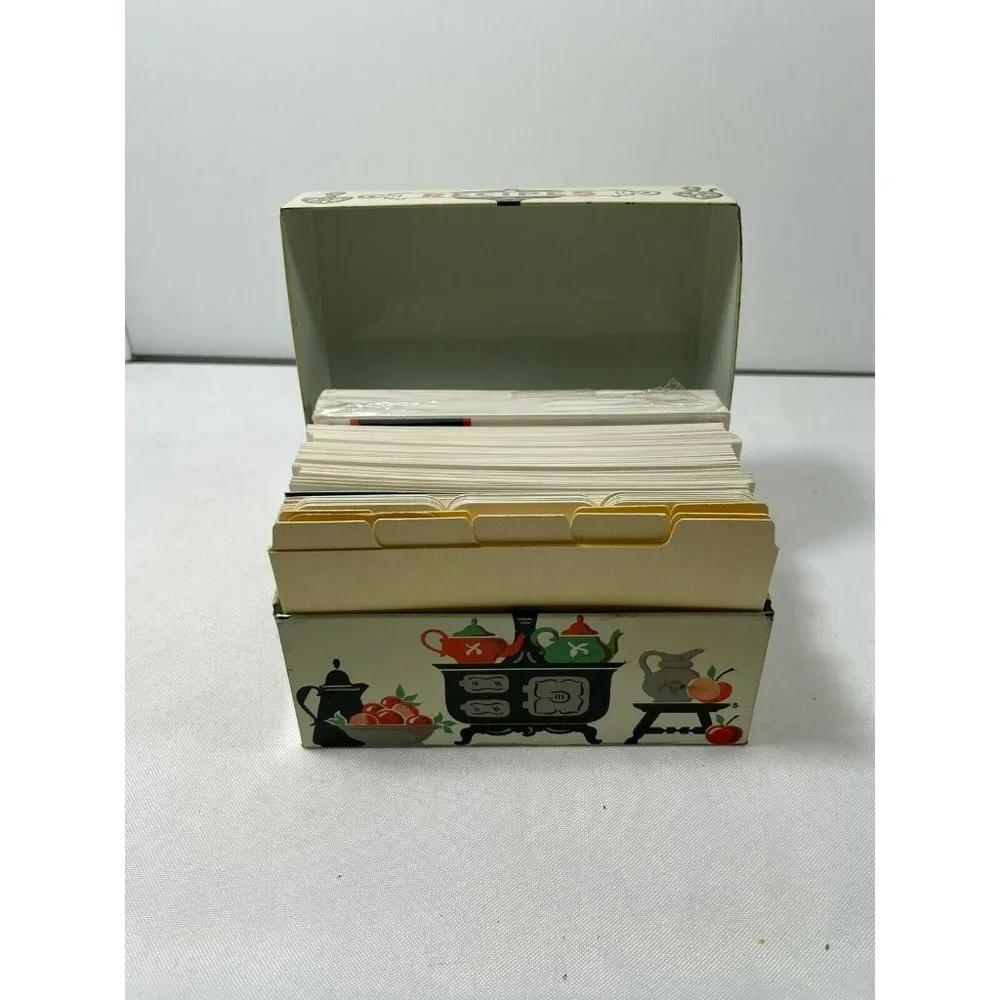 Stylecraft Metal Recipes File Box No 805 L.Gordon & Son Baltimore MD 3-1/2